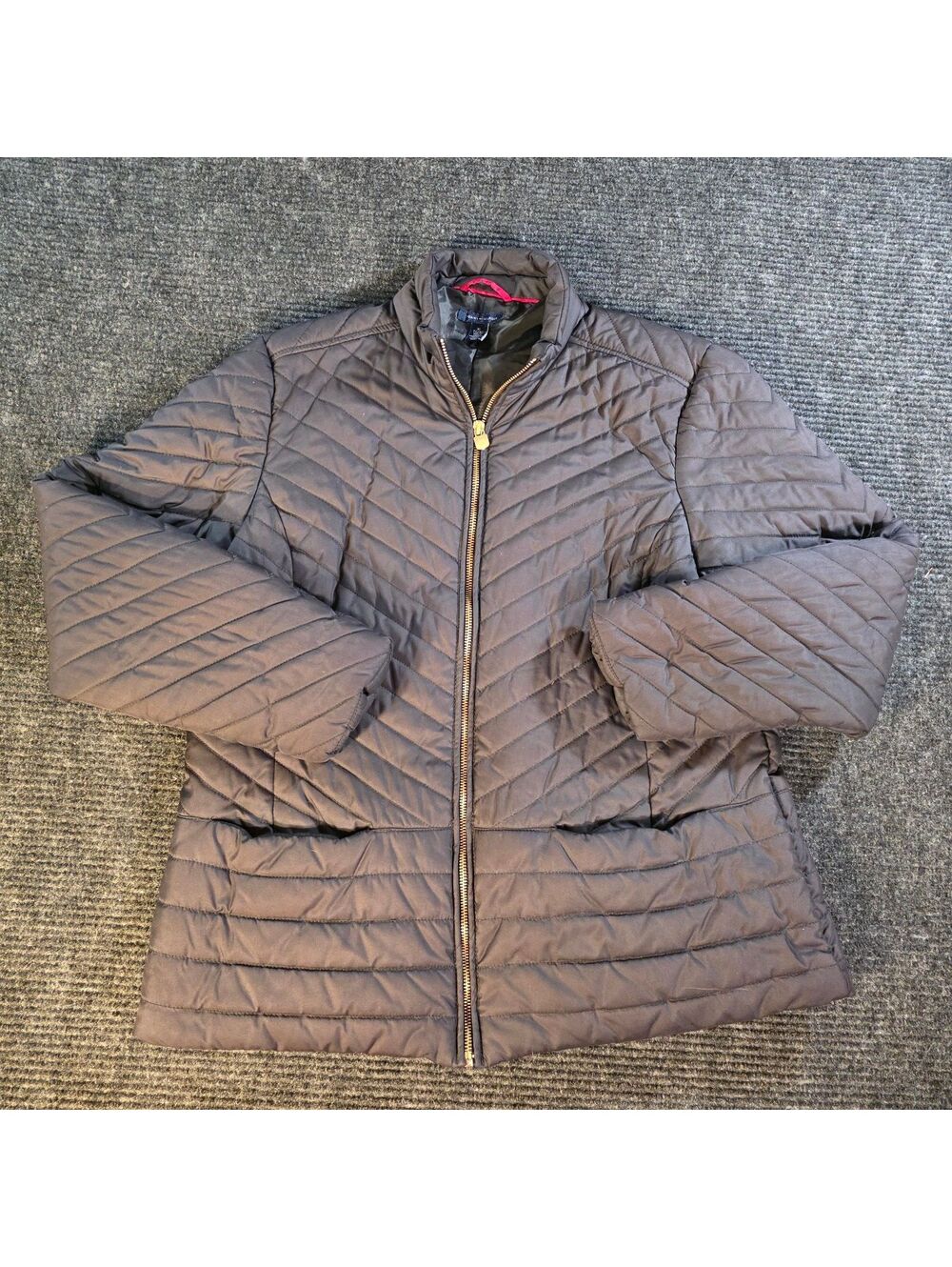Tommy Hilfiger Women's Quilted Black Jacket XL